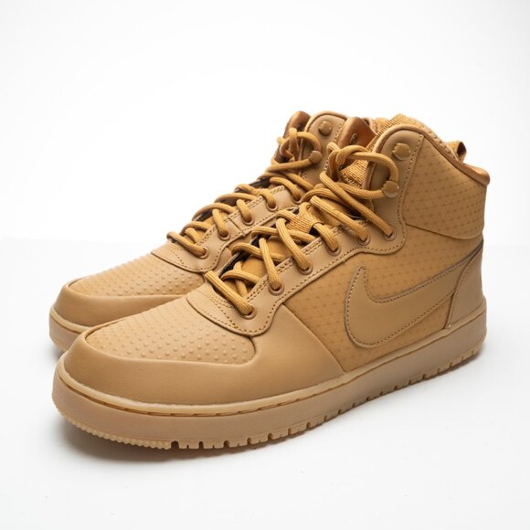 NEW NIKE Court Borough Mid Winter Boots 'Wheat Brown' size 10.5 - Picture 6 of 11